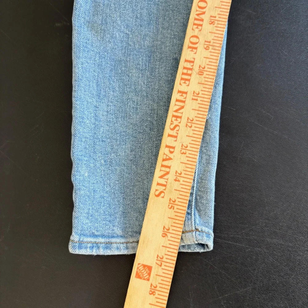 Agolde Nico High Rise Slim Fit Skinny Jeans Women's Size 27 Light Wash